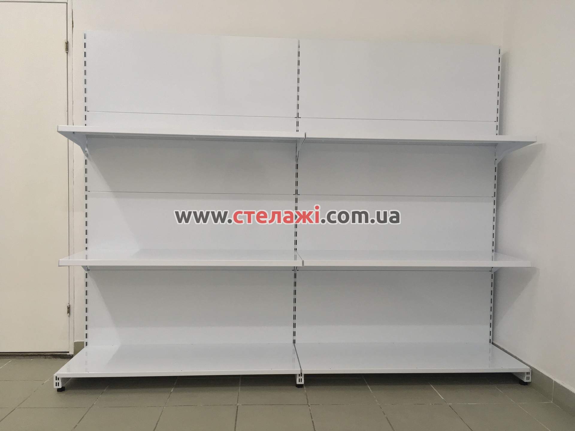 Односторонній (пристінний) стелаж для магазину. Фото 11