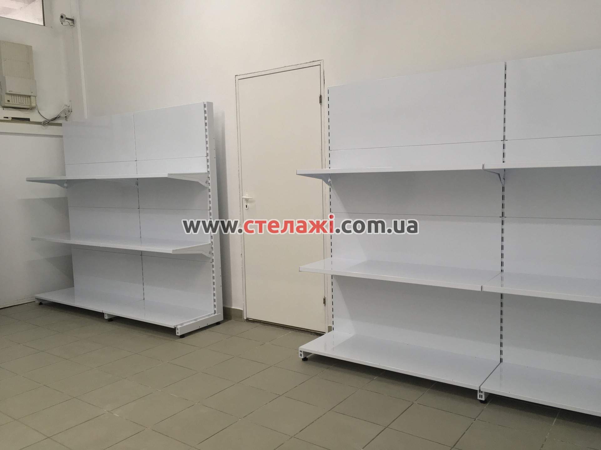 Односторонній (пристінний) стелаж для магазину. Фото 13