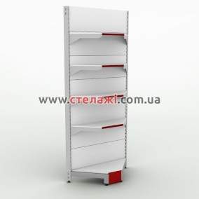 Кутові внутрішні стелажі
