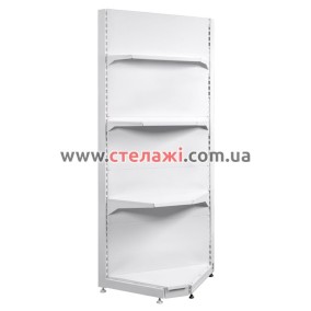 Кутові внутрішні торгові стелажі для магазину