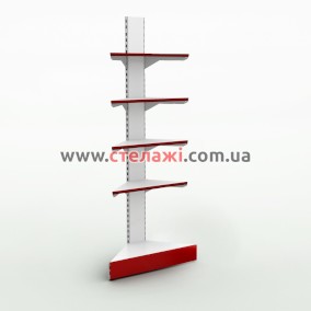 Кутові зовнішні торгові стелажі для магазину