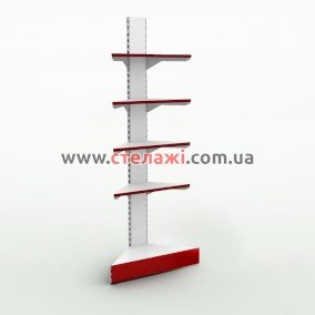 Кутові зовнішні торгові стелажі для магазину