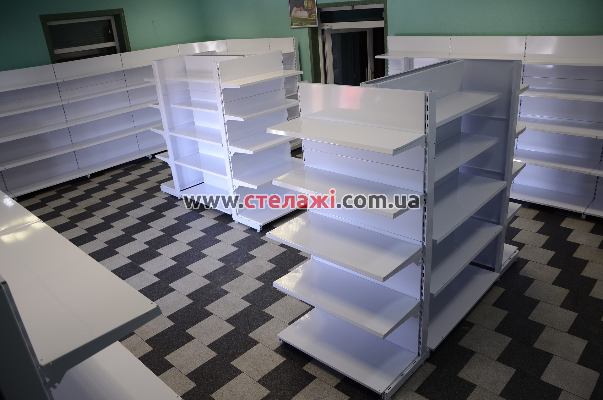 Портфоліо. Стелажі для продуктового магазину, Сарни, Рівненська область